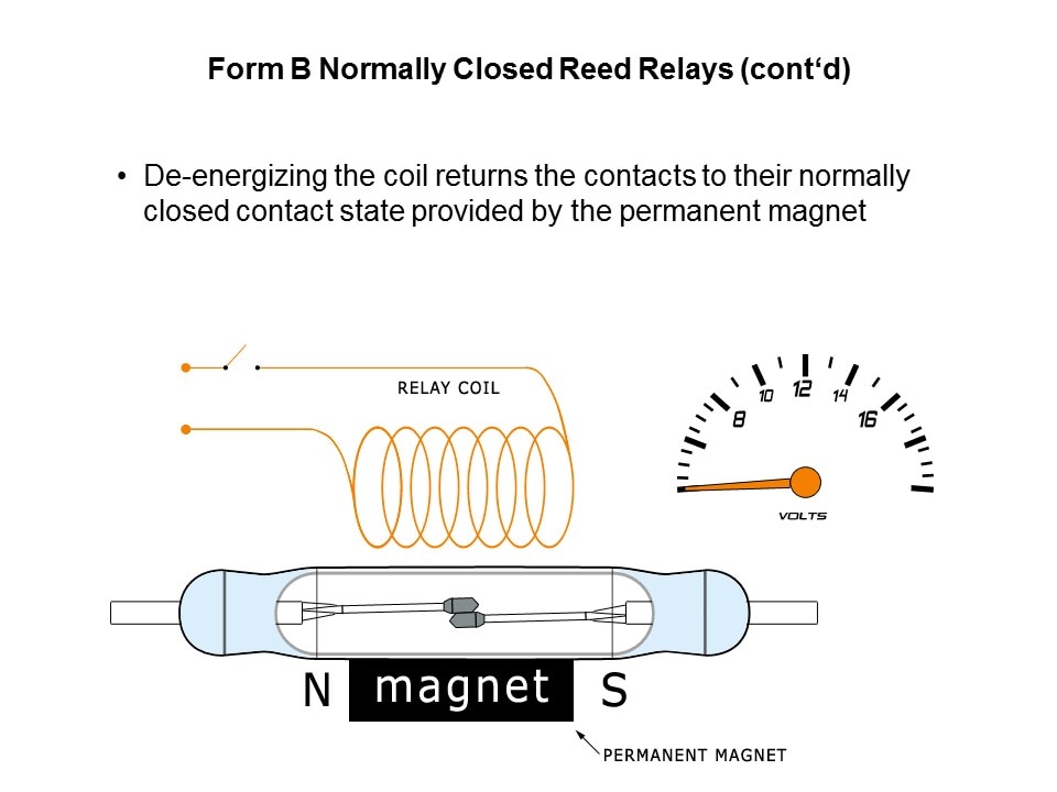 Latching Form B Reed Relays Overview Slide 10