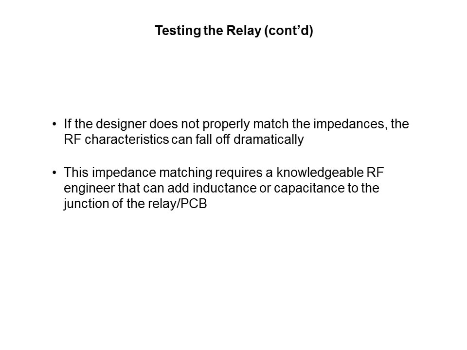 RF Reed Relays Presentation - Part 2 Slide 16