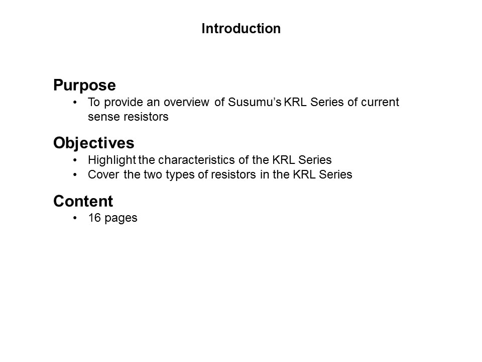 KRL Series Slide 1