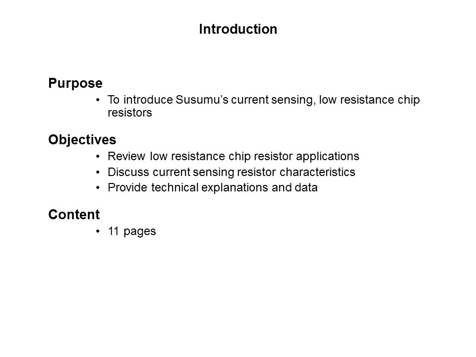 RL Current Sense Resistors Slide 1