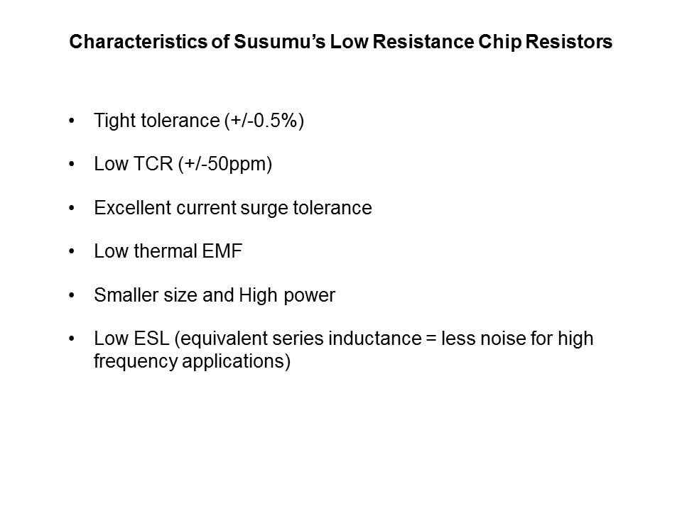 RL Current Sense Resistors Slide 3