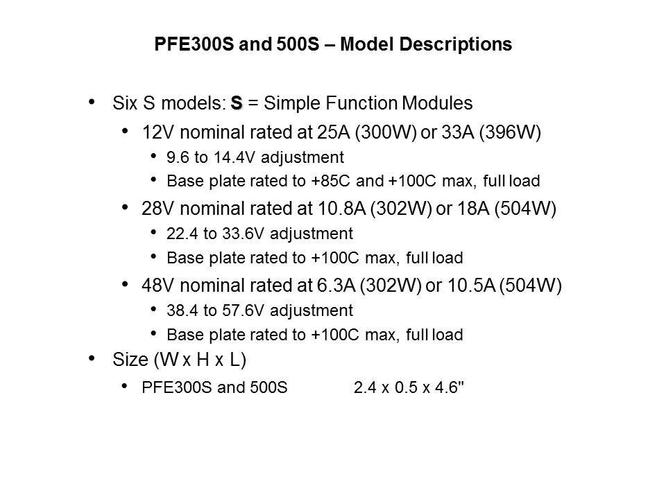 PFE Series Slide 8