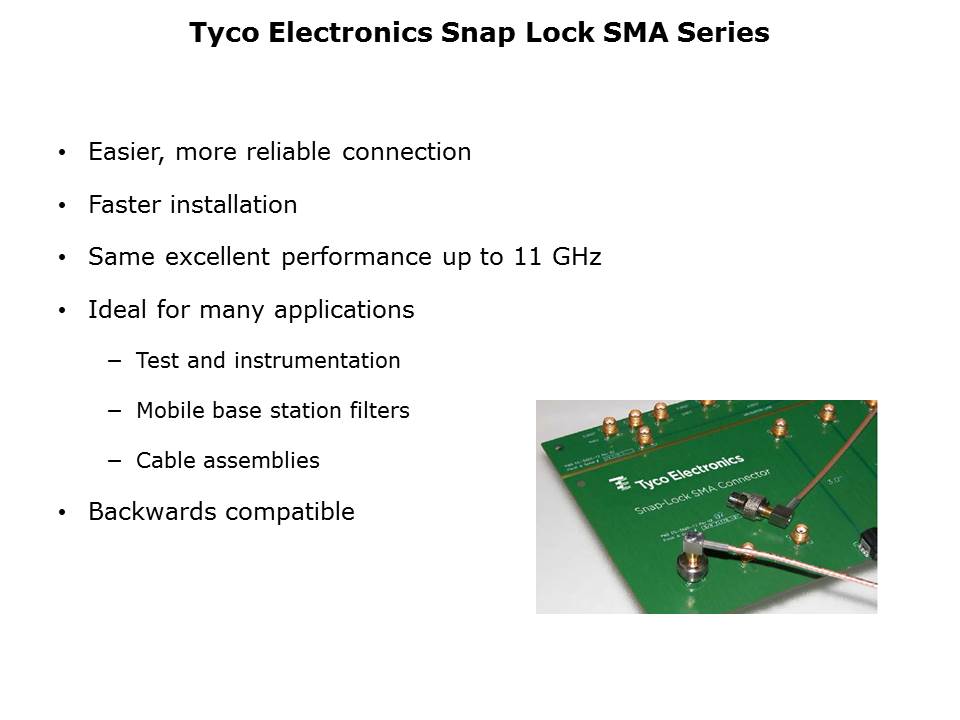 Snap-Lock SMA Series 3
