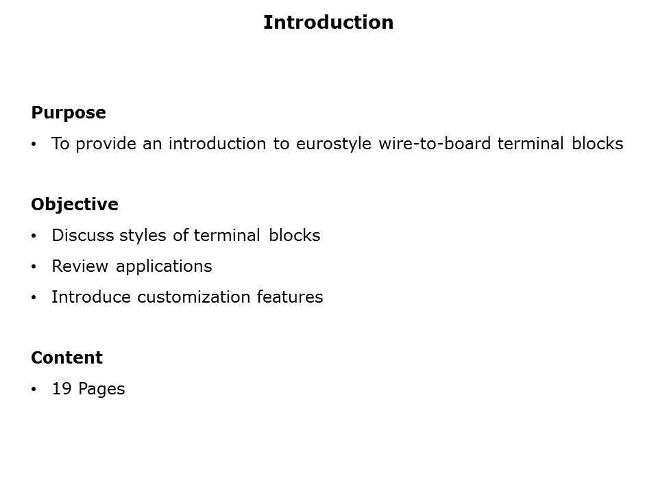 Eurostyle Terminal Blocks Slide 1