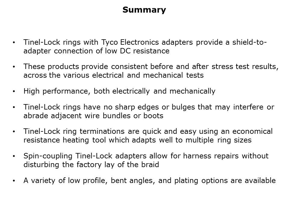 Tinel-Lock Connector Adapters and Rings Slide 6