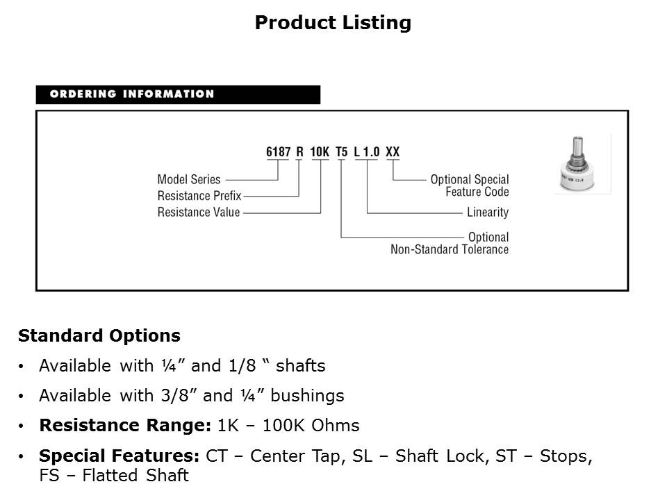 CP Single-Turn Rotary Position Sensor Slide 5