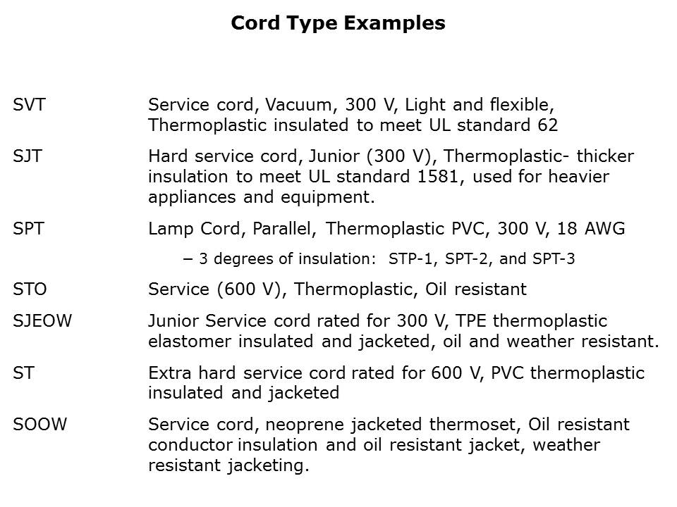 Power Cords Slide 11