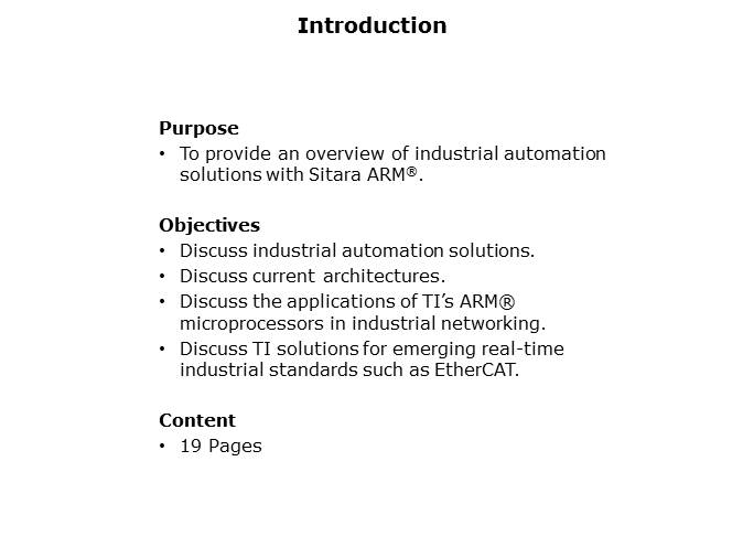 Industrial Automation Solutions Overview Slide 1