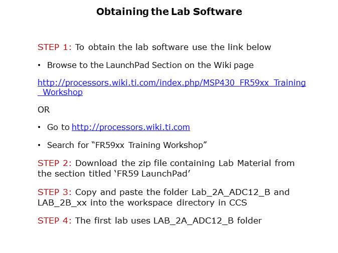 MSP430FR5969 LaunchPad Part 6 Slide 2