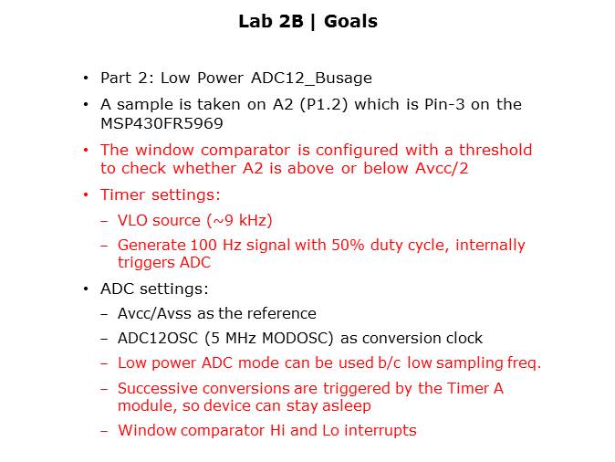 MSP430FR5969 LaunchPad Part 7 Slide 2