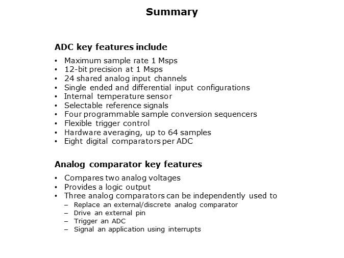 Tiva C Series TM4C123x Family of MCUs Slide 23