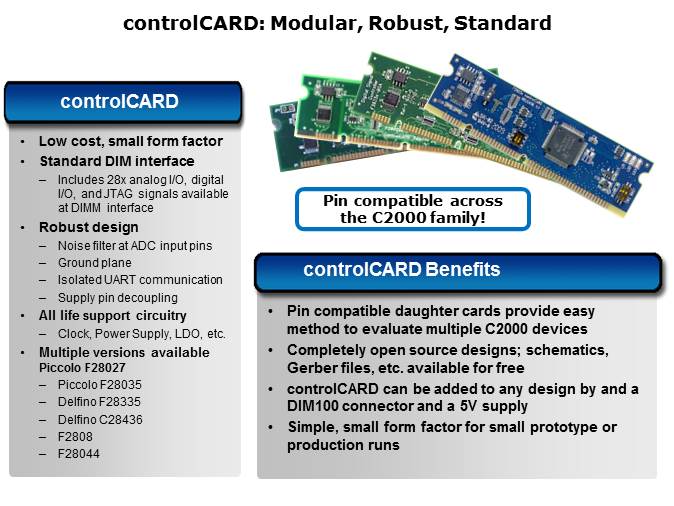 C2000 Motor Control PFC Kits Slide 4