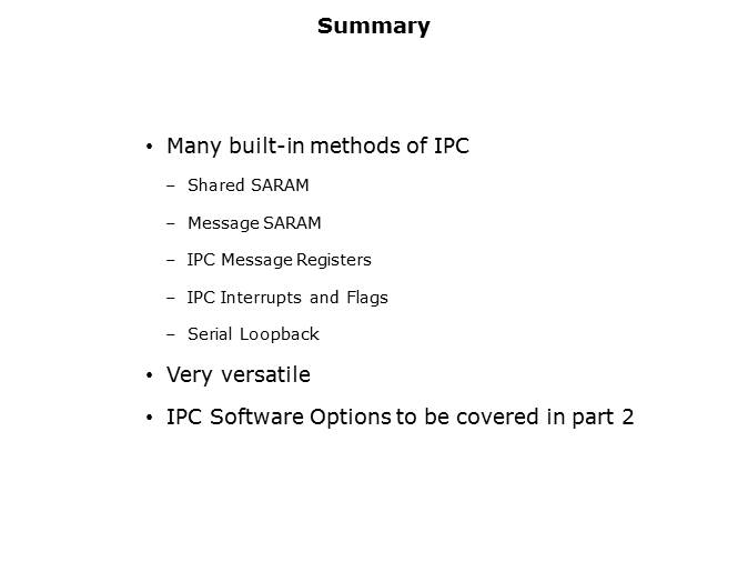 Inter-Processor Communications Slide 11