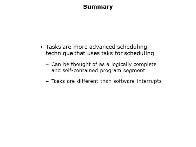 SYS/BIOS: Tasks Slide 13