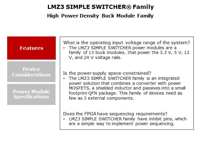 Powering FPGAs with SIMPLE SWITCHER LMZ3 Power Modules Slide 16