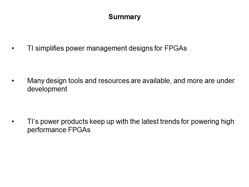 Powering Series 7 Xilinx FPGAs with TI Power Management Solutions Slide 16