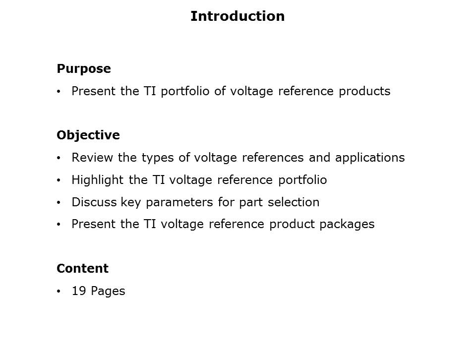 Selecting Voltage References Slide 1