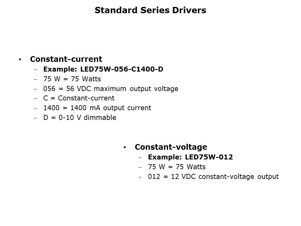 LED Driver Overview Slide 28