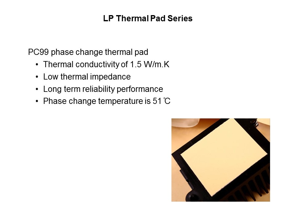 Die Cut Thermal Interface Product Offering Slide 11