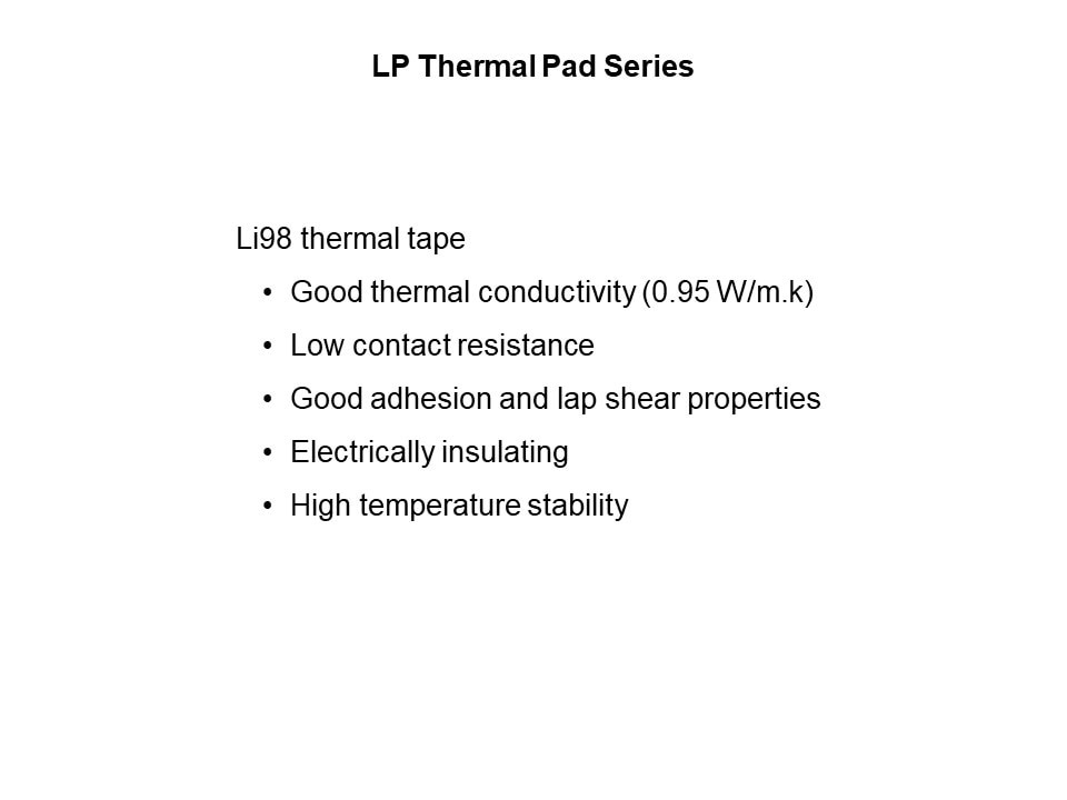 Die Cut Thermal Interface Product Offering Slide 7