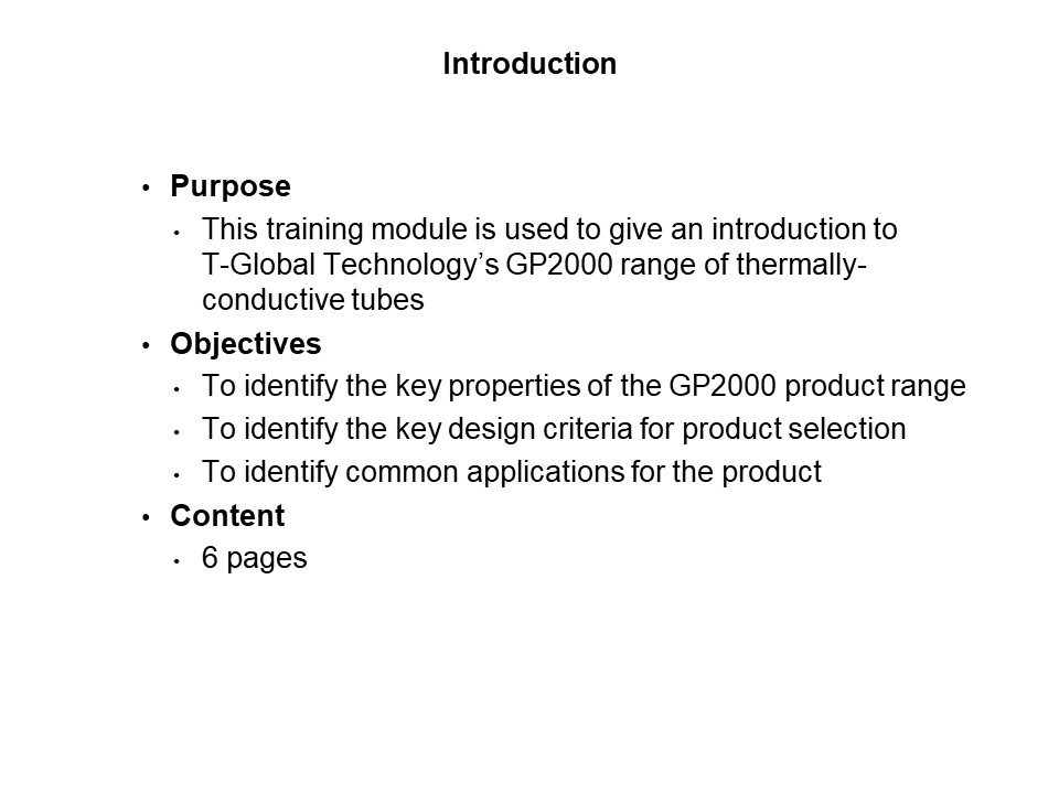 GP2000 Range of Thermally Conductive Caps Slide 1