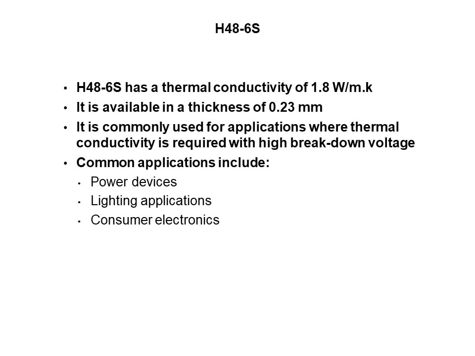 H48 Product Range Slide 18