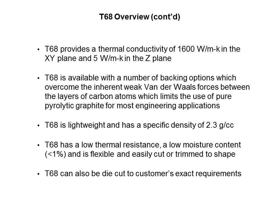 T68 Product Range Slide 6