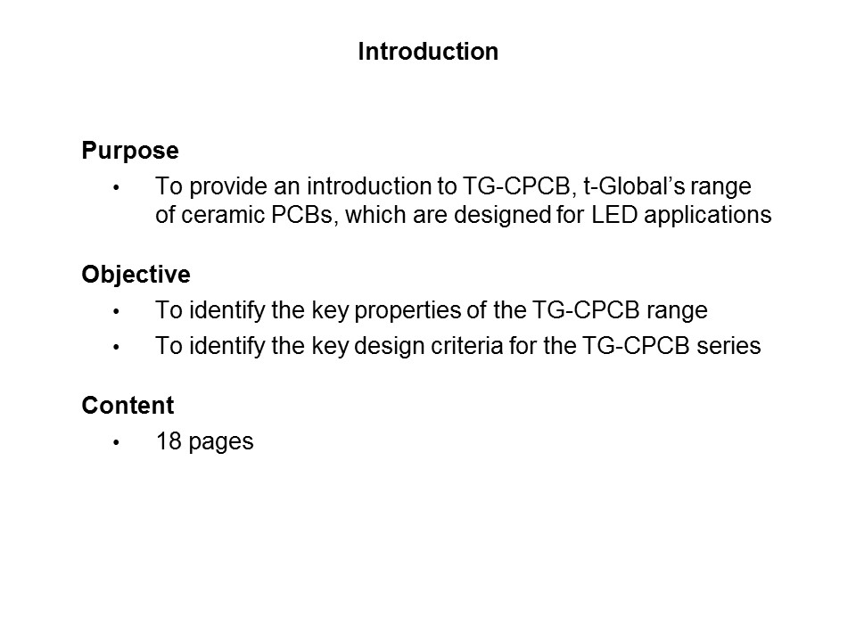 TG-CPCB Ceramic PCBs Slide 1