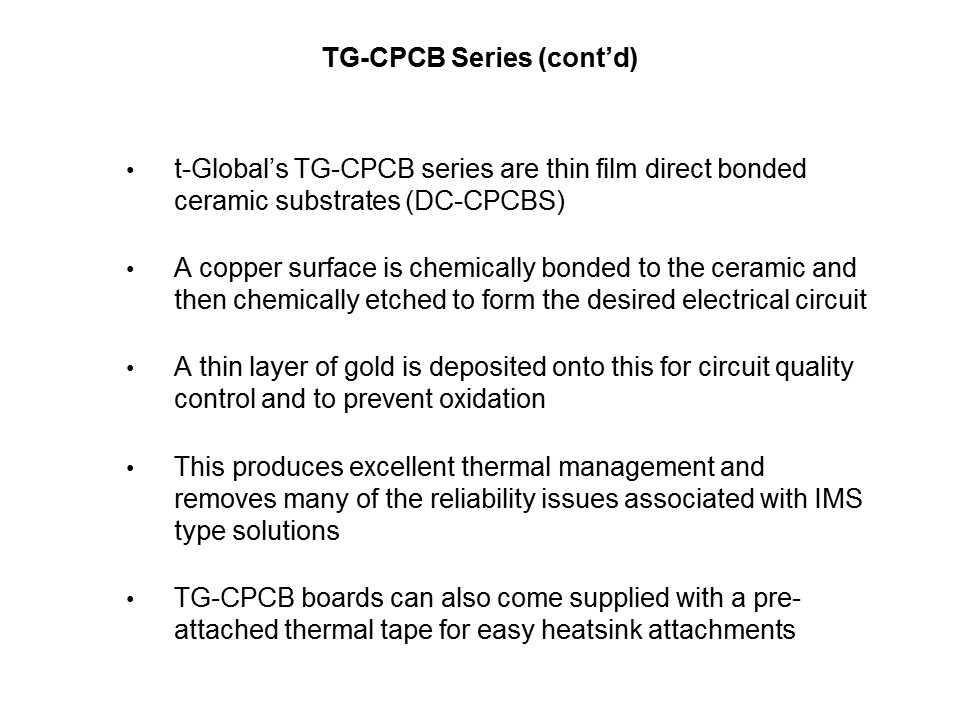 TG-CPCB Ceramic PCBs Slide 6