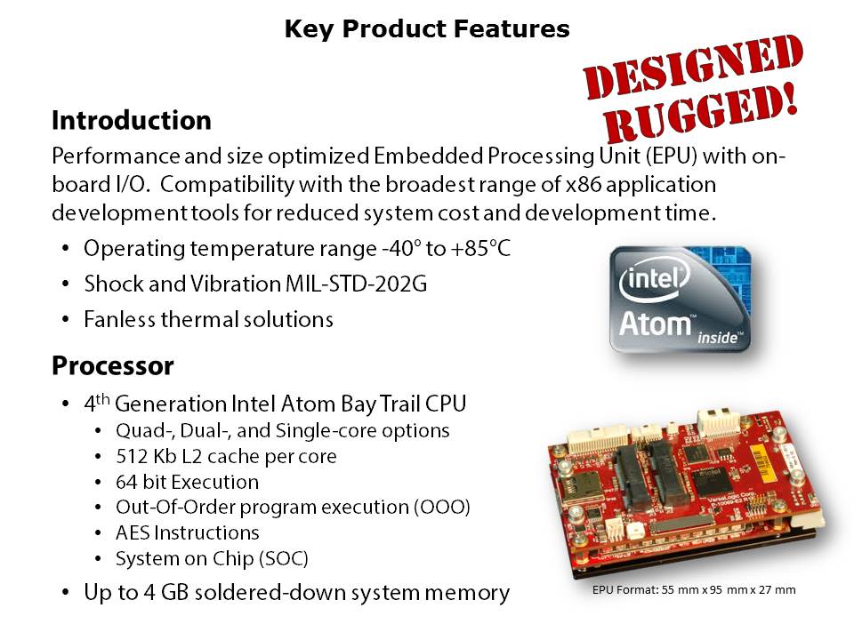 EPU-3311 Osprey Single Board Computer Slide 3