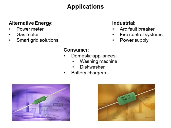 Image of Vishay BC Components AC-CS Safety Wirewound Resistors - Applications