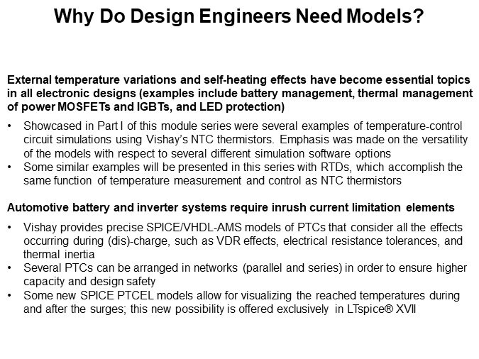 Why Do Design Engineers Need Models?