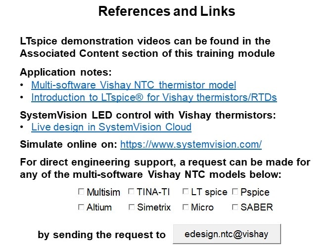 References and Links