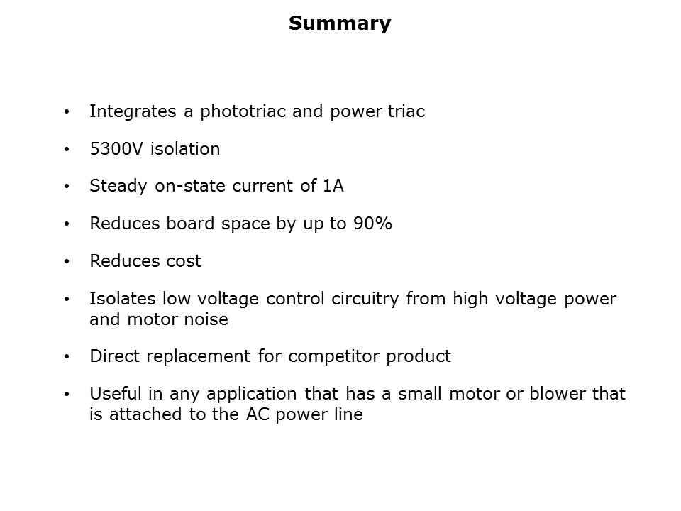VO2223 and VO2223A Phototriacs Slide 5