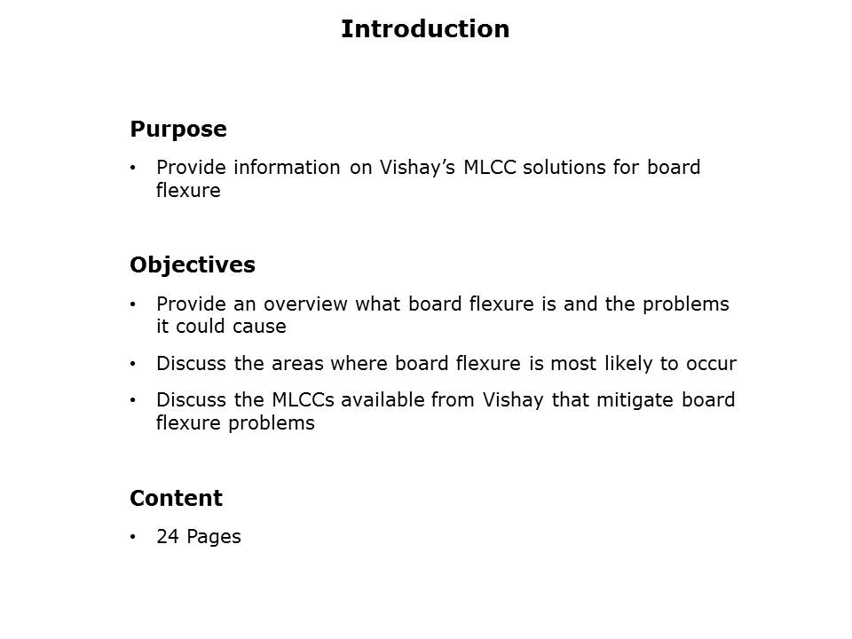 MLCC Solutions for Board Flexure Slide 1