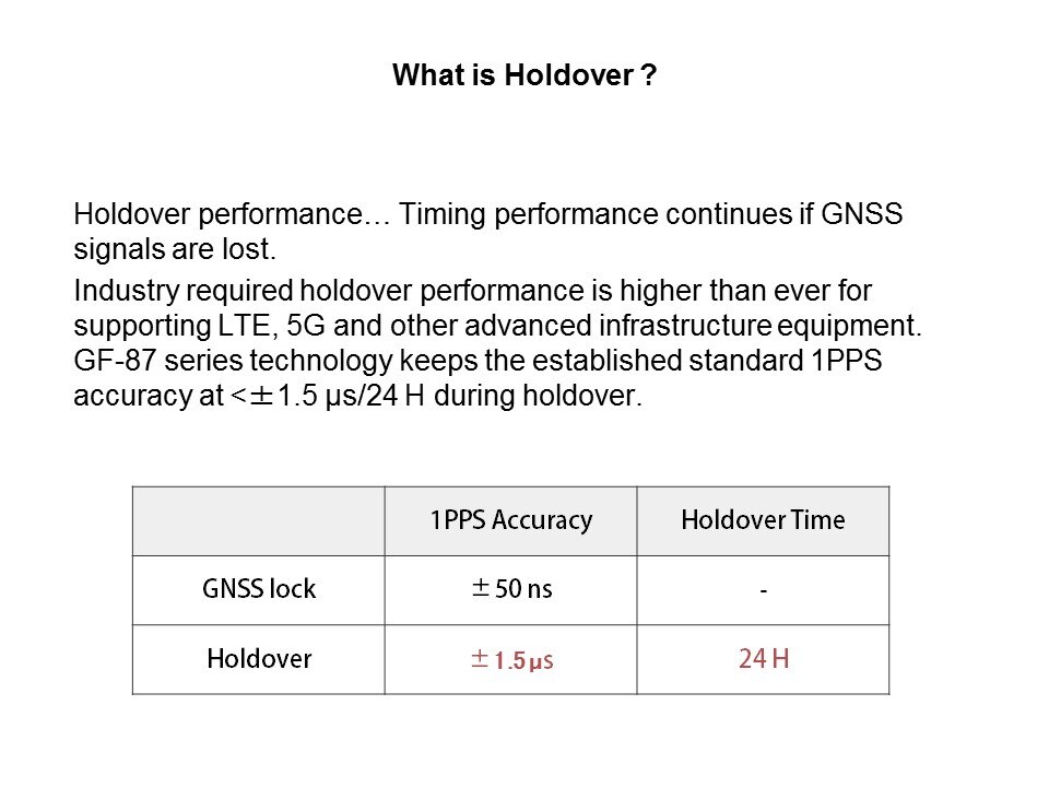 what is holdover