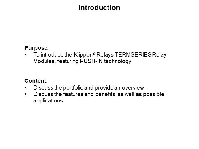 Image of Weidmüller Klippon® Relay TERMSERIES Relay Modules - Introduction