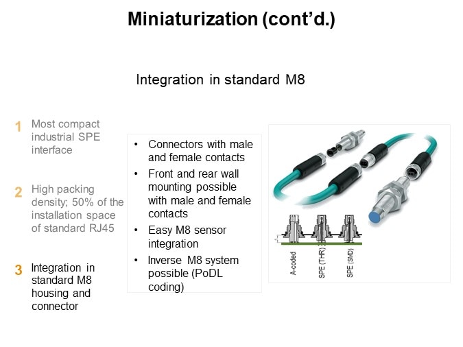 Miniaturization (cont'd.)