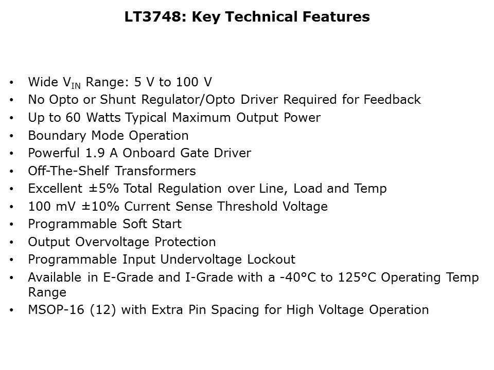 DC-DC Flyback Converter Solution Slide 3