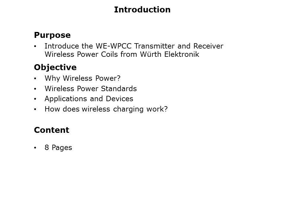 Wireless Power Coils WE-WPCC Series Slide 1