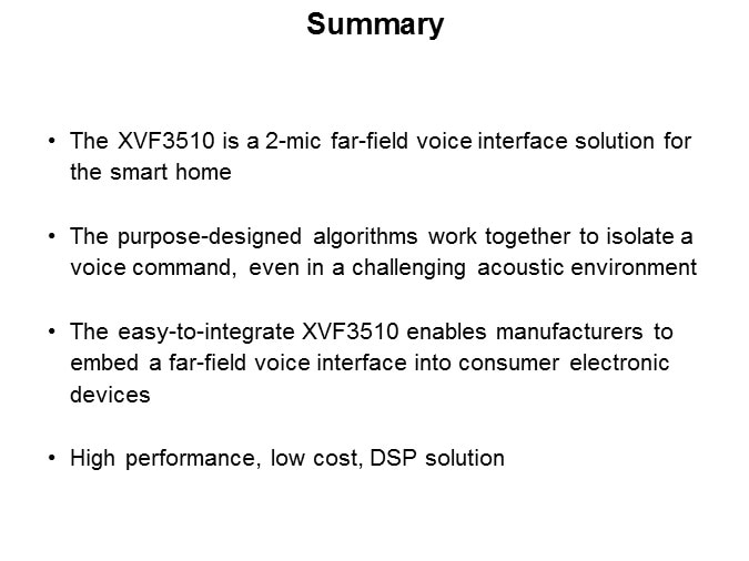 XMOS' XVF3510 Voice Capture VocalFusion Dev Kit Slide 11