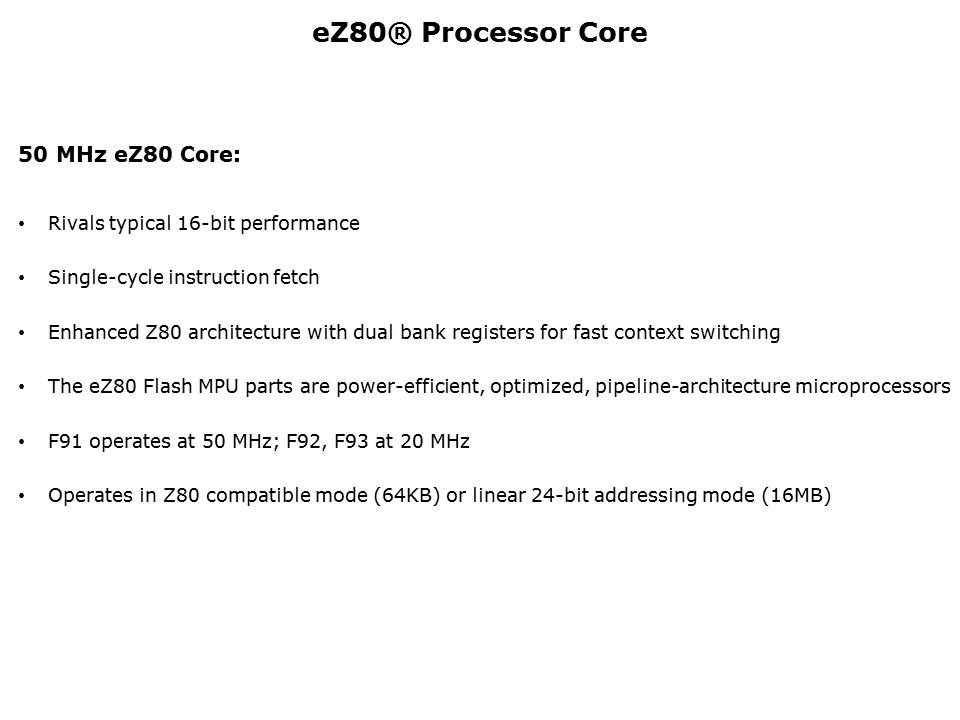 eZ80Acclaim Slide 7