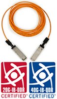Image of 3M's QSFP+ and CX4 Active Optical Cable Assemblies  