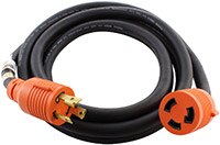 Image of AC Connectors AC WORKS® L530PR Locking Generator Extension Cord