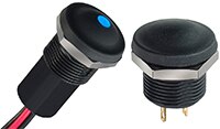 Image of APEM's IX Series Pushbuttons