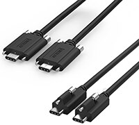 ATTEND USB 3.2 Gen 1 Type-C 螺絲鎖定型纜線系列的圖片