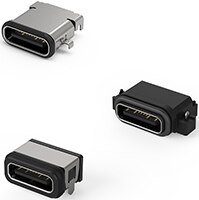 ATTEND Technology 的防水型 USB Type-C® 連接器的圖片