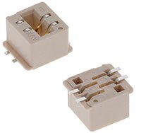 带弹簧触点的 KYOCERA/AVX Interconnect 线性卡边缘连接器图片