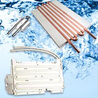 Aavid Thermalloy 的 Hi-Contact™ 管式液體散熱板的圖片