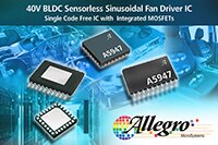 Image du circuit intégré d'entraînement de ventilateur triphasé sans capteur A5947 d'Allegro